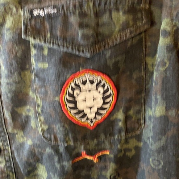 LR Geans Men's Camo XLarge Button-Down Short sleeve Shirt‎ - Picture 7 of 7